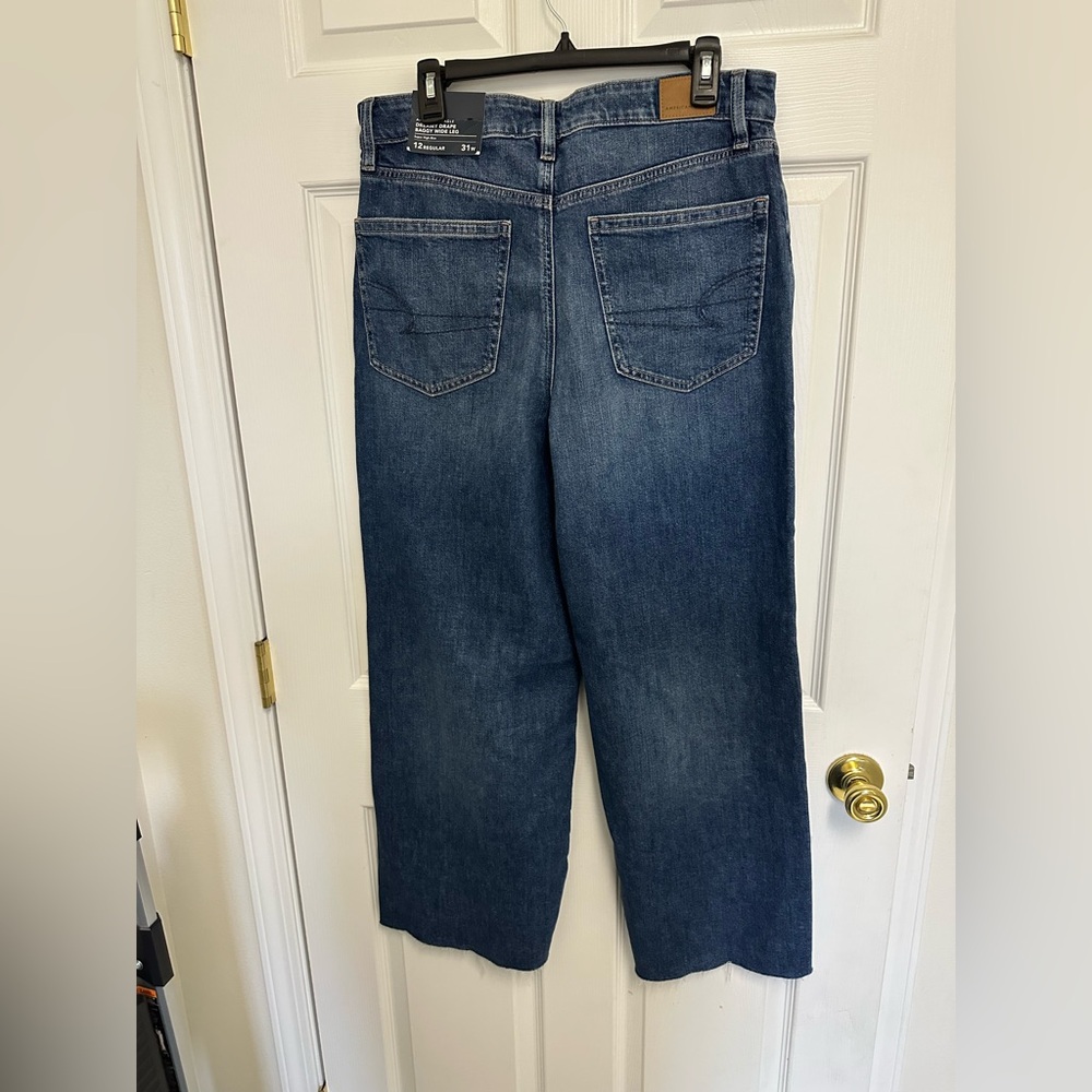 American Eagle Outfitters Dreamy Drape Baggy Wide Leg Jean - Picture 8 of 10
